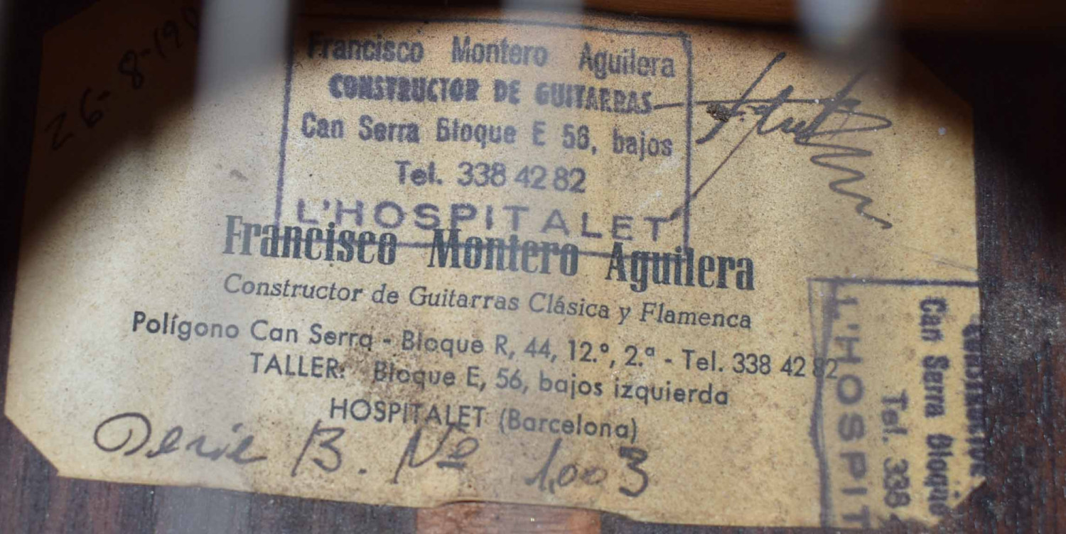 Francisco Montero Aguilera SOLD