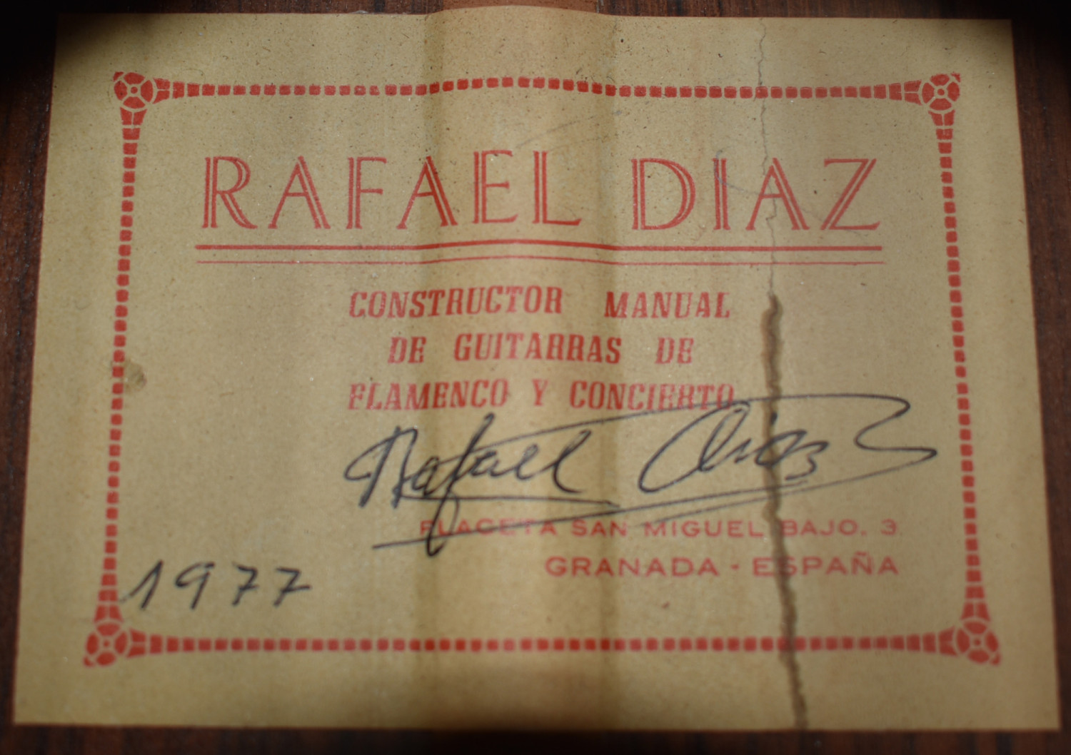 Rafael Diaz    Granada
