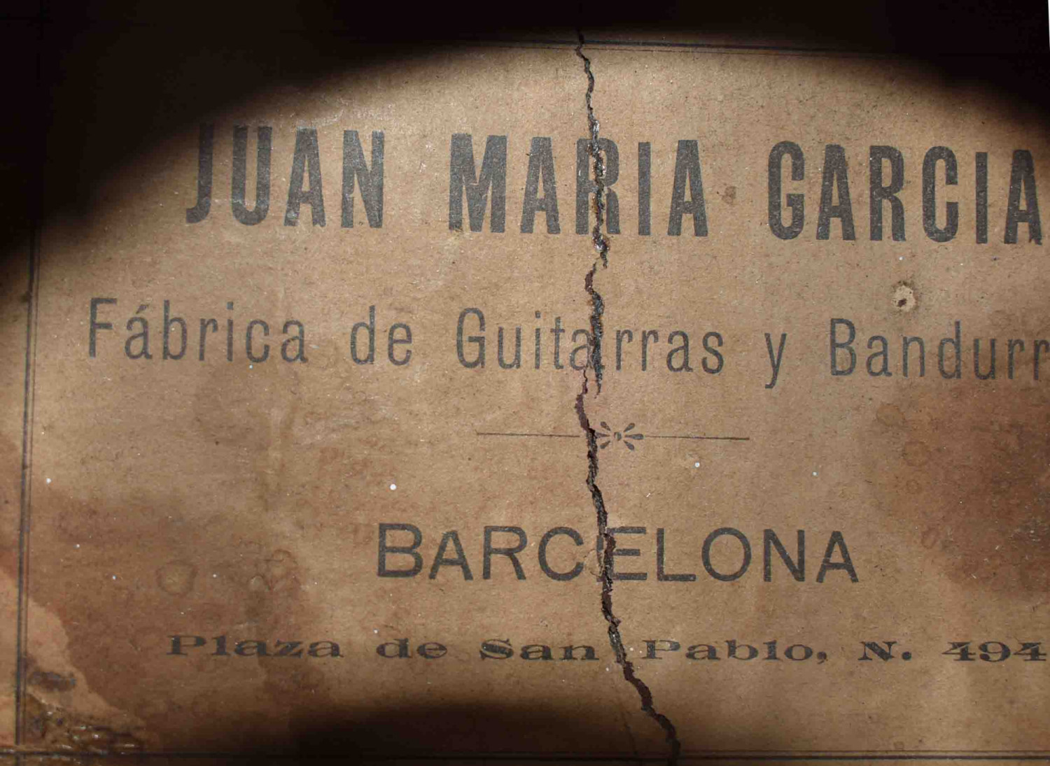 Juan Maria Garcia Made in Barcelona SOLD