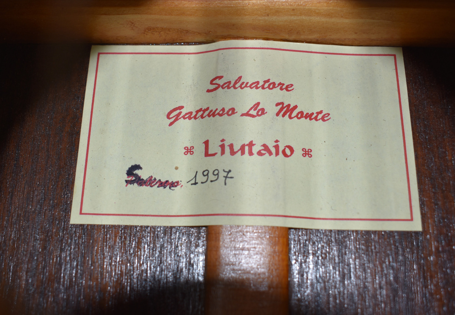 Salvatore Gattuso Lo Monte Sold