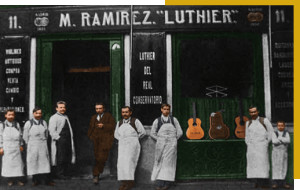 Manuel Ramirez Guitar workshop burglarized June of 1898