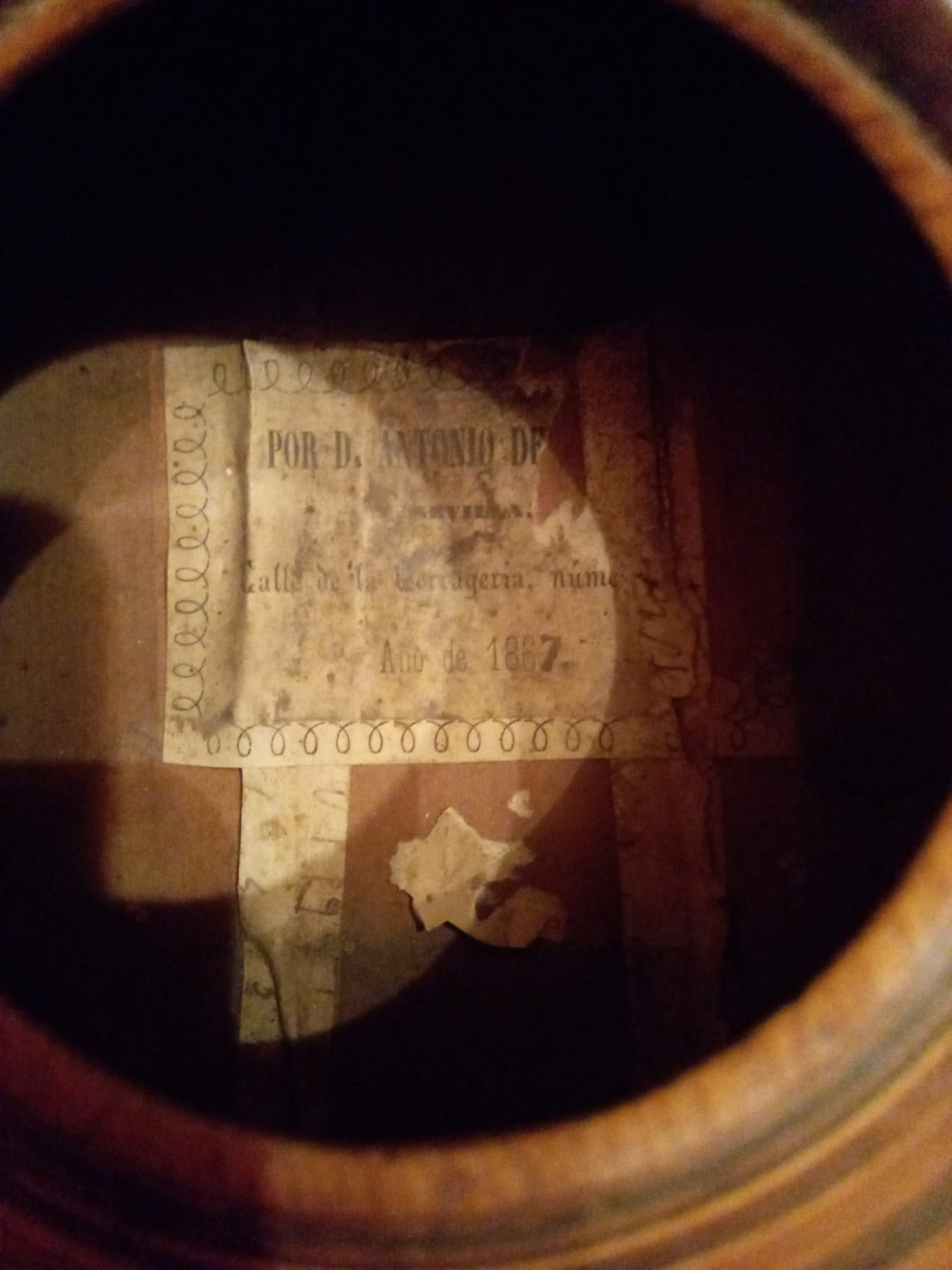 1867 Antonio de Torres Jurado (1817-1892) Primera Epoca