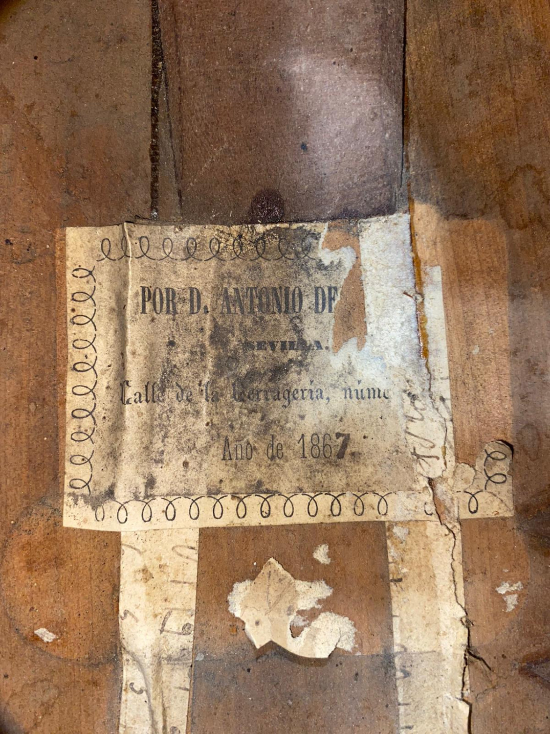 1867 Antonio de Torres Jurado (1817-1892) Primera Epoca