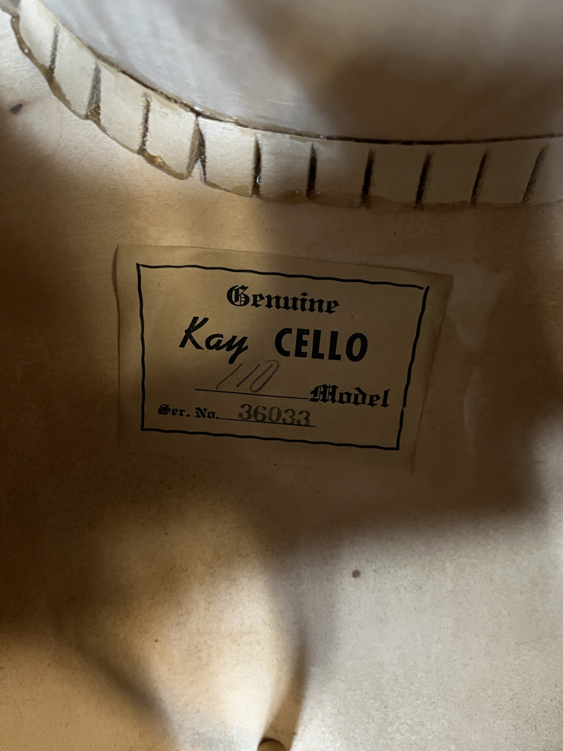 1950's Kay Cello 4/4