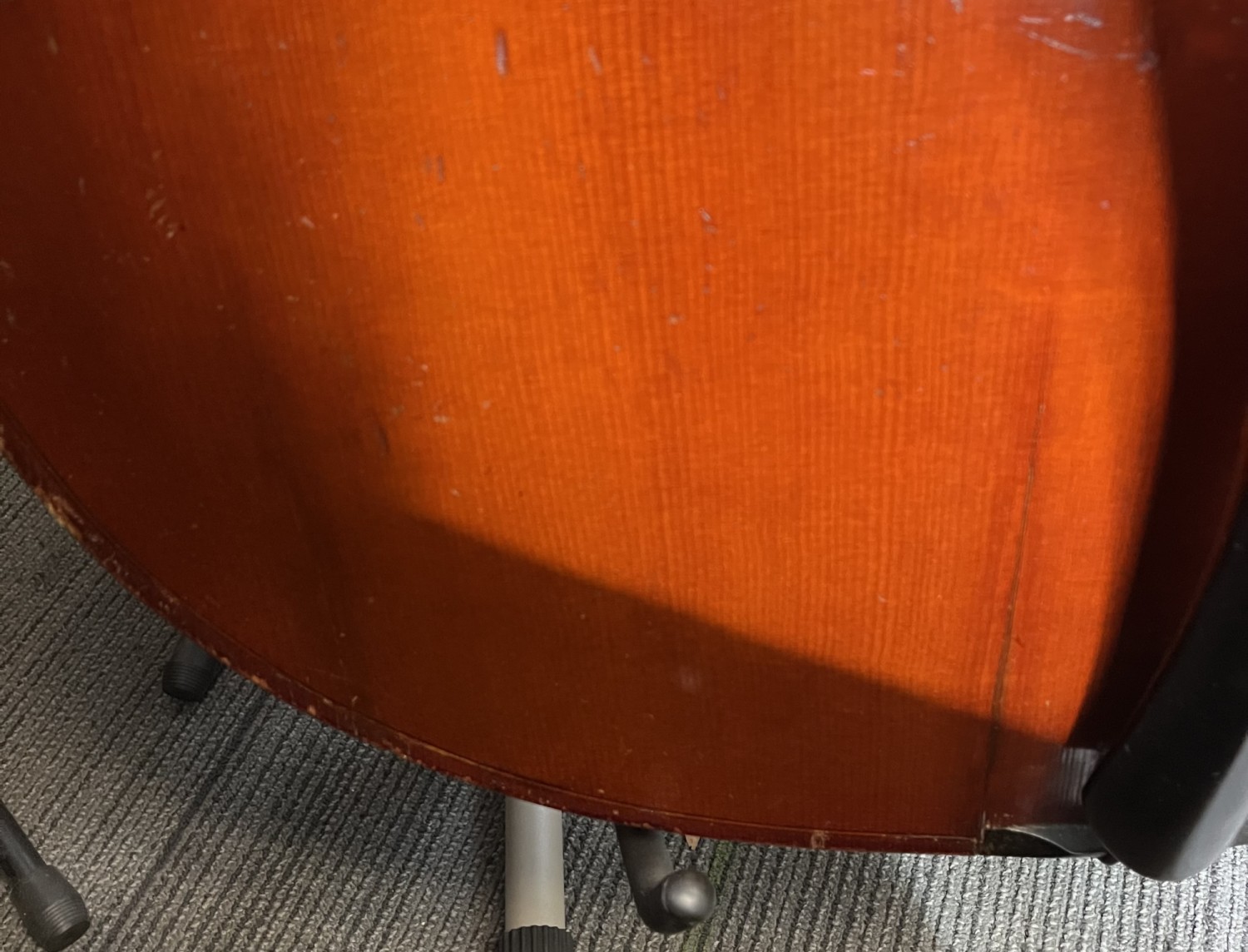 2 cracks on the bass side of the top