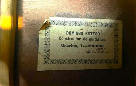 1931 Domingo Esteso Laud