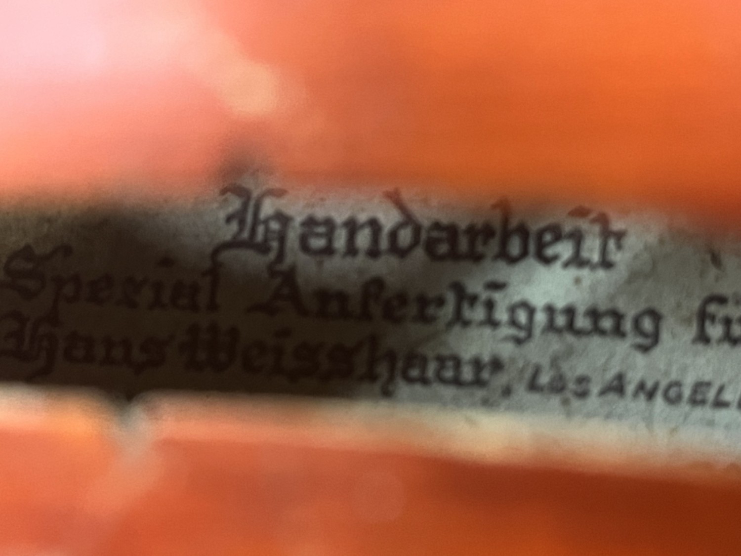 1960 Hans Weisshaar 16"