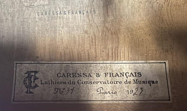 1923 Caressa et Francais    Paris